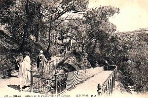 Oran- Promenade de Letang - Allees - 1913